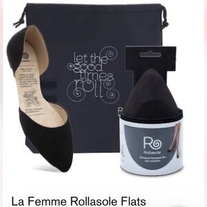 NWT La Femme Rollasole Flats - M - 7.5 to 8.5